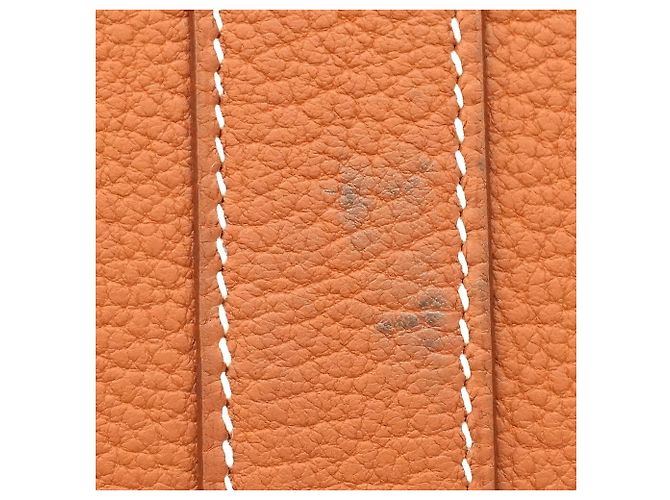 Hermès Borsa Tote Hermes Garden TPM D'oro - vista 9