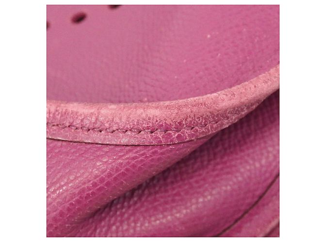 Hermès Borsa a tracolla Hermes Evelyne 2PM Fuschia - vista 6