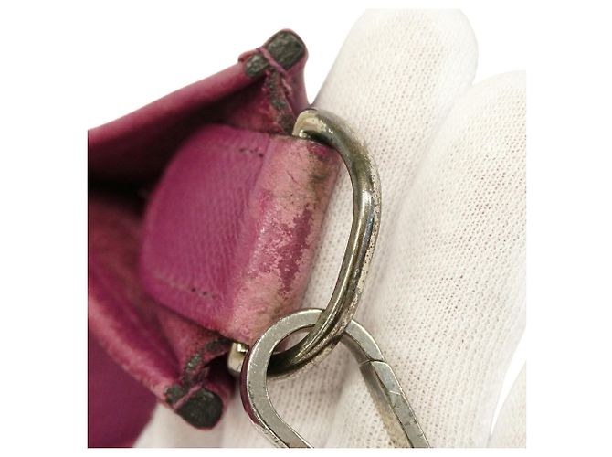 Hermès Borsa a tracolla Hermes Evelyne 2PM Fuschia - vista 7