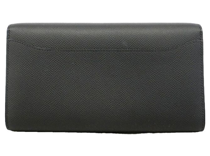Hermès Portafoglio Hermes Constance Long To Go Nero - vista 10