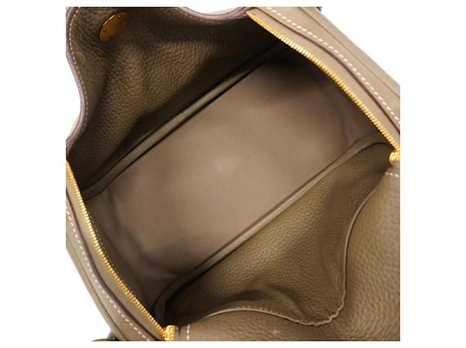 Hermès Borsa Hermes Lindy 26 Taupe - vista 4