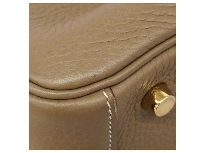 Hermès Borsa Hermes Lindy 26 Taupe - vista 6