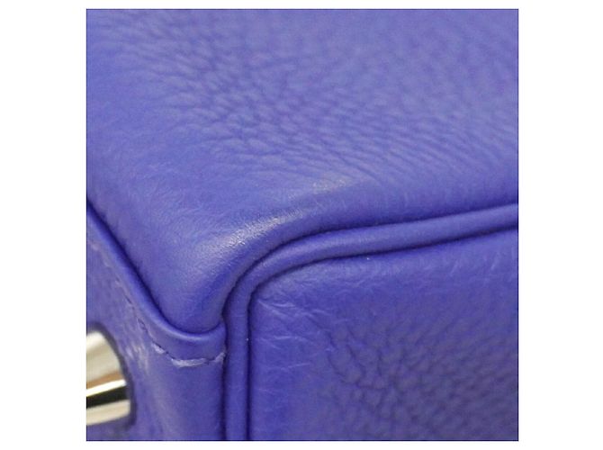 Hermès Borsa Hermes Kelly 32 in pelle Togo Blu - vista 6