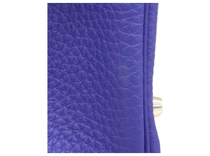 Hermès Borsa Hermes Kelly 32 in pelle Togo Blu - vista 7