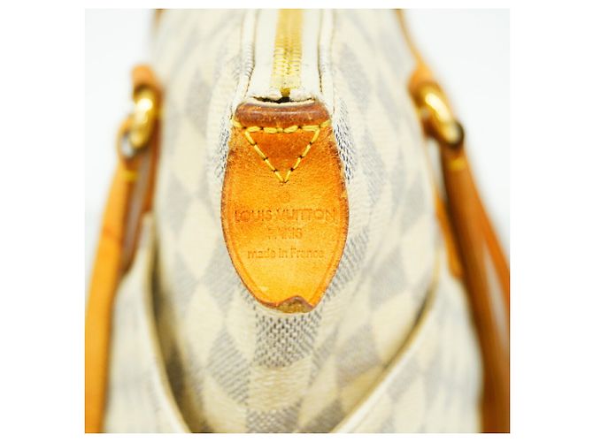 Borsa Tote Louis Vuitton Damier Azur Totally MM Bianco - vista 5