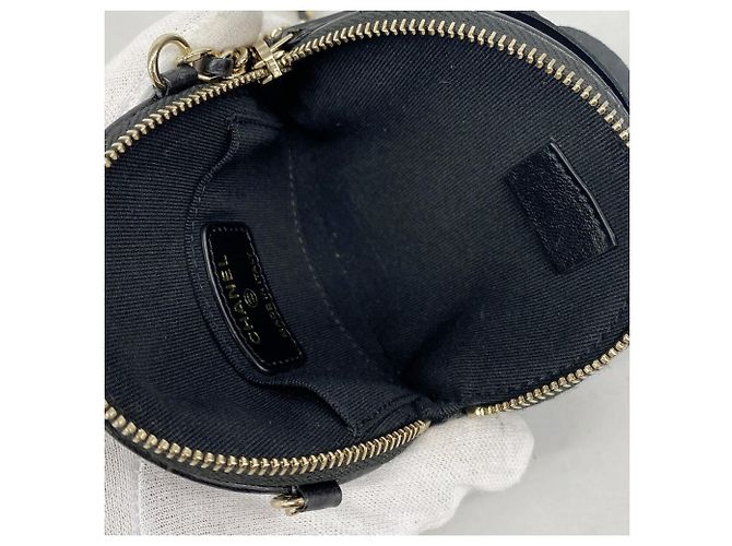 Timeless Borsa a tracolla con catena Chanel Camellia Nero - vista 4