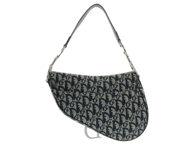 Borsa a tracolla Christian Dior Saddle SLO44001 Nero - vista 2