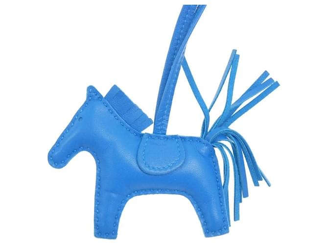 Hermès Hermes Rodeo Accessory Bag Charm PM Blu - vista 2