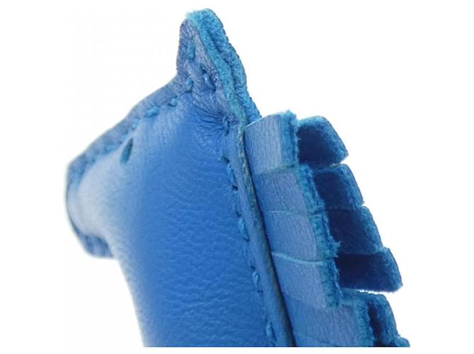 Hermès Hermes Rodeo Accessory Bag Charm PM Blu - vista 4