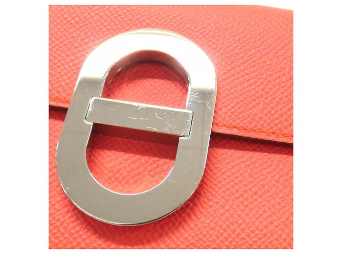 Hermès Portafoglio a Spalla Hermes Maillon To Go Rosa Rosso - vista 4