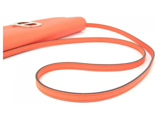 Hermès Portafoglio a Spalla Hermes Maillon To Go Rosa Rosso - vista 5
