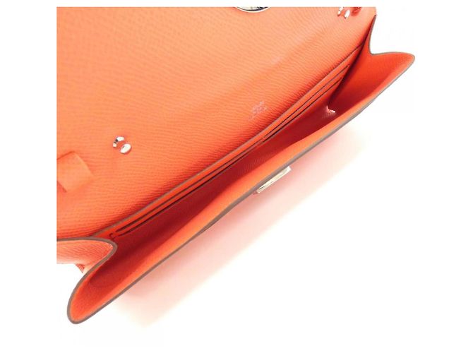 Hermès Portafoglio a Spalla Hermes Maillon To Go Rosa Rosso - vista 6