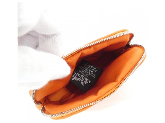 Hermès Bolide MINI Borsa a mano pouch Rosso Arancione - vista 5