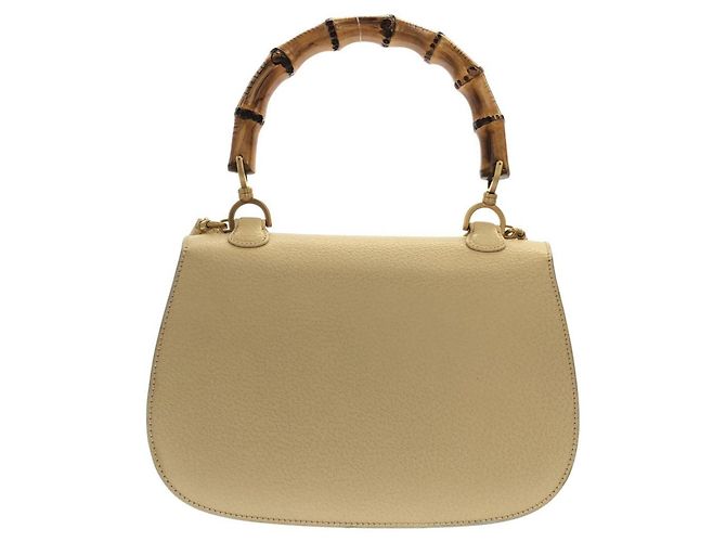 Borsa a mano Gucci in pelle avorio Crudo - vista 2