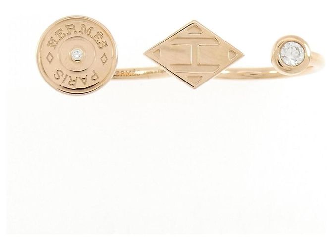 Hermès Hermes Ring aus 18K Roségold mit Diamant Golden - Ansicht 2