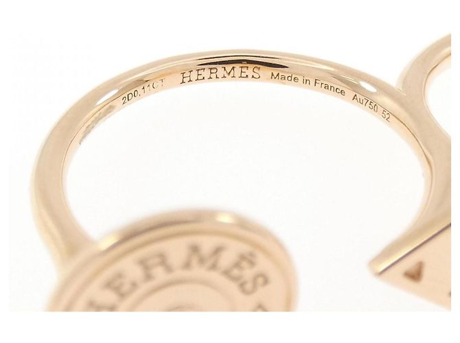 Hermès Hermes Ring aus 18K Roségold mit Diamant Golden - Ansicht 4