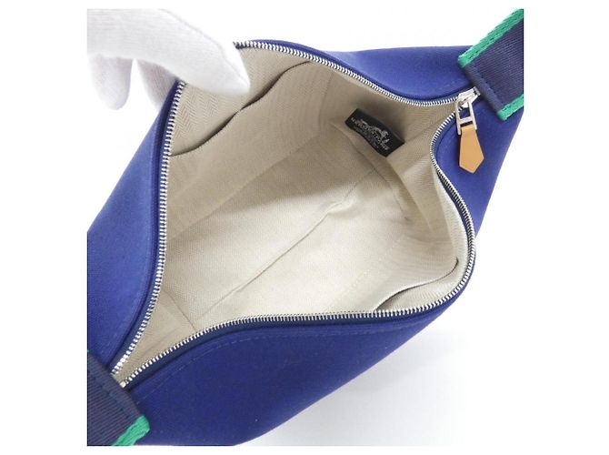 Hermès Borsa pouch Hermes Bride à Black PM 103222M Blu - vista 9