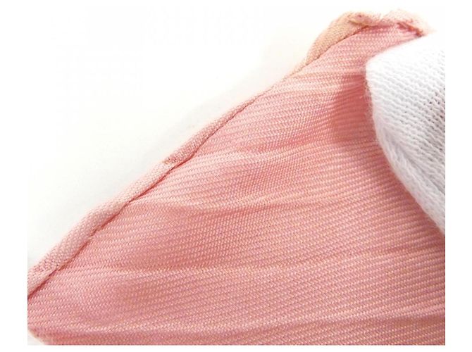 Hermès Hermes Plissierter Seidenschal Muffler in Rosa Pink - Ansicht 5