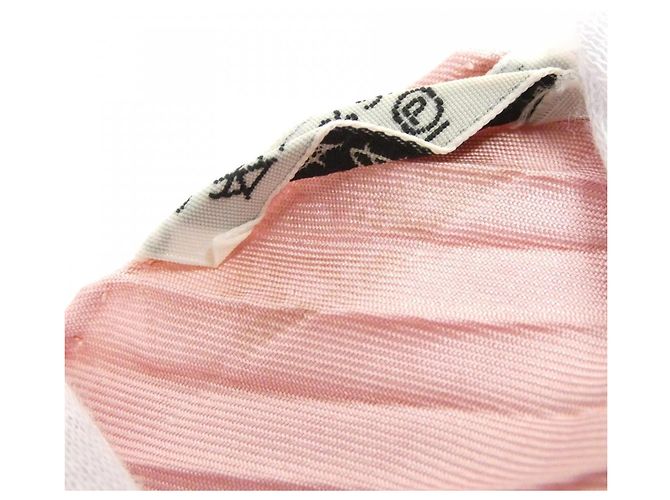 Hermès Hermes Plissierter Seidenschal Muffler in Rosa Pink - Ansicht 6