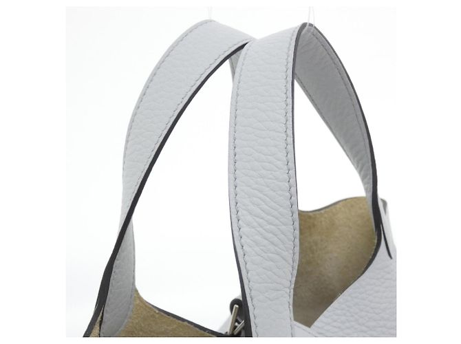 Hermès Borsa Hermes Picotin Lock PM Blu Blu chiaro - vista 5