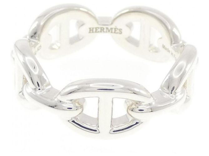 Hermès Hermes Chaine d'Ancre Enchainée Ring Silber - Ansicht 2