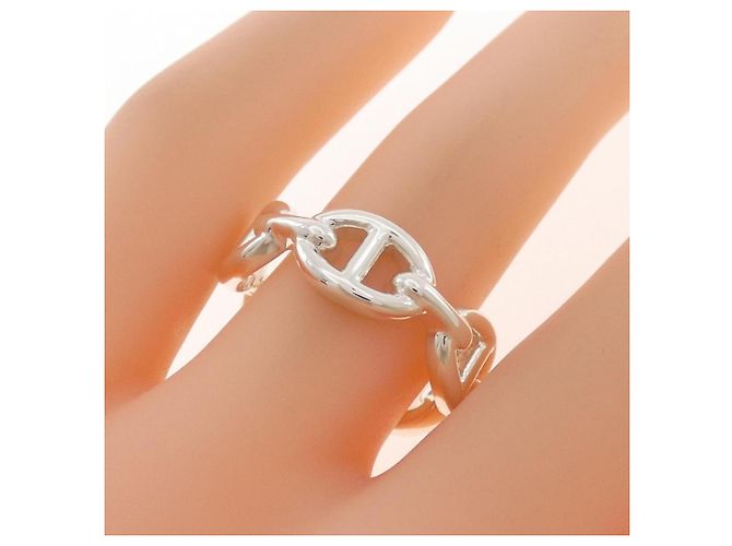 Hermès Hermes Chaine d'Ancre Enchainée Ring Silber - Ansicht 4