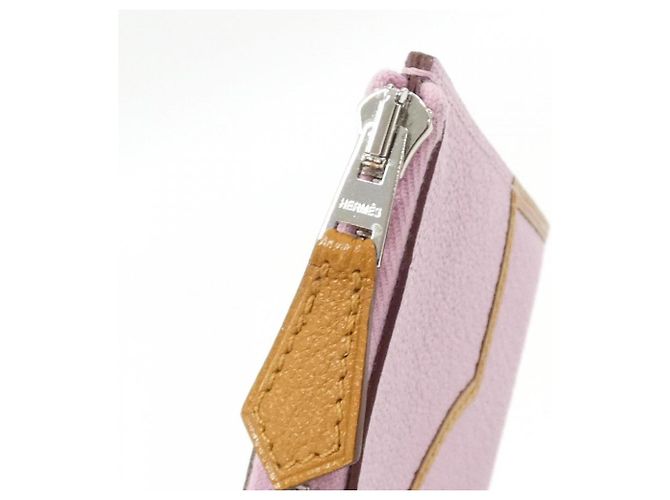 Hermès Hermes Paddock Coin Case Rosa - vista 4