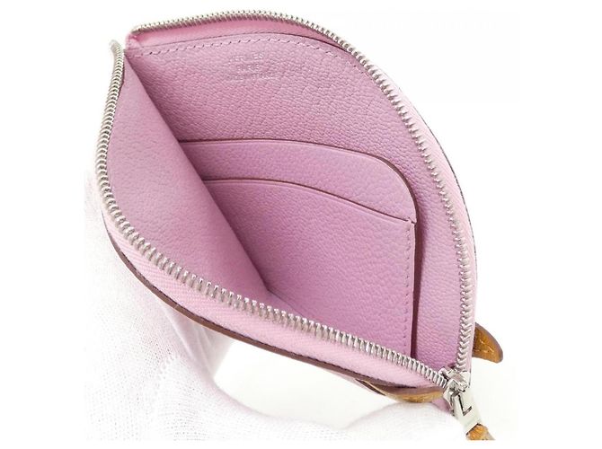 Hermès Hermes Paddock Coin Case Rosa - vista 5