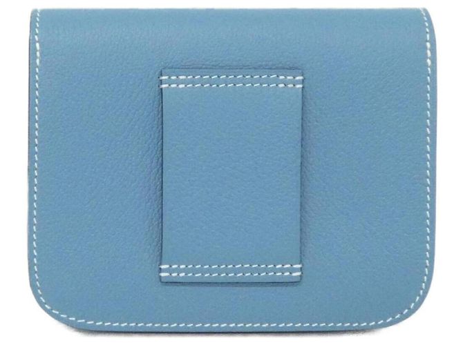 Hermès Cartera Hermes Constance Slim 082214CK Azul - vista 2