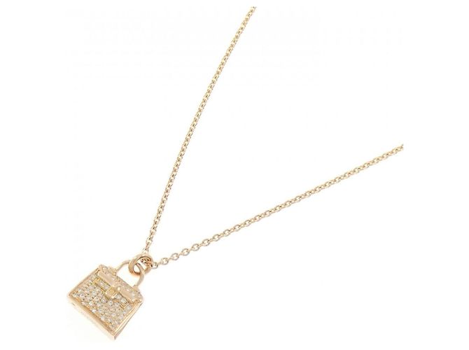 Hermès Collana Hermes Kelly 0.21CT D'oro - vista 2