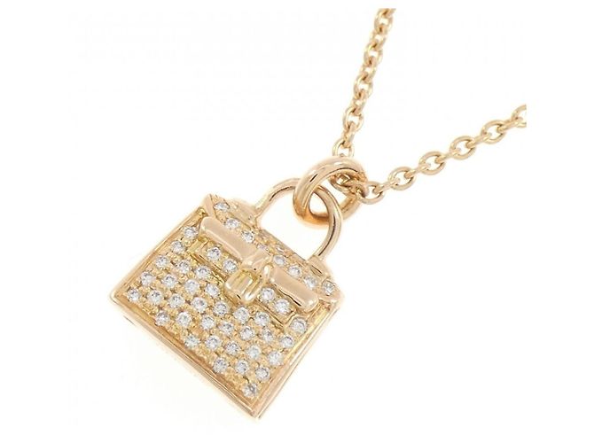 Hermès Collana Hermes Kelly 0.21CT D'oro - vista 3