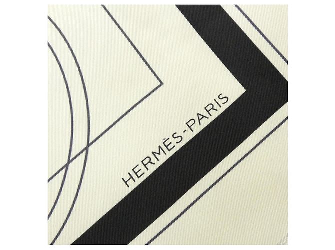 Hermès Hermes Carre H 271063T Seidentuch Weiß - Ansicht 2