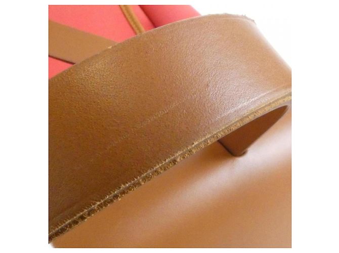 Hermès Zaino Hermes Herbag Zip-A-Do Rosso - vista 9