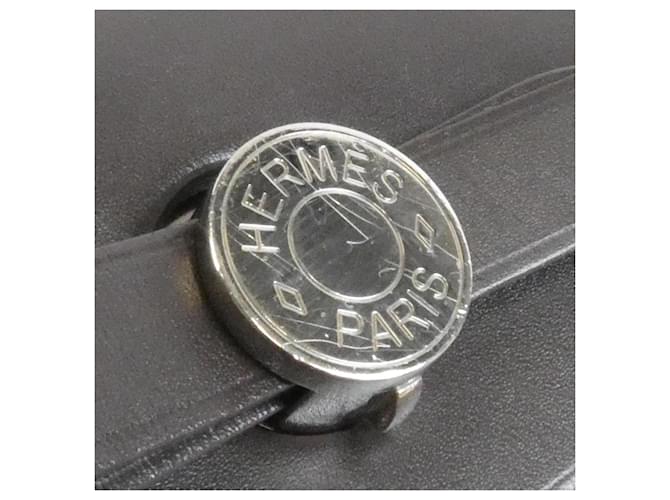 Hermès Borsa Hermes Herbag Zip PM Taupe Damier ebene - vista 5