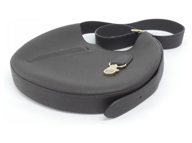 Hermès Borsa a tracolla Hermes Arson Slim Marrone - vista 3