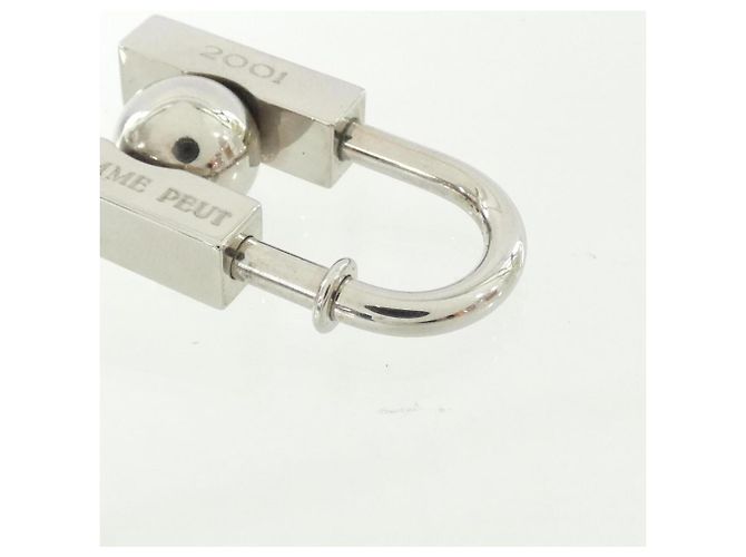 Hermès Portachiavi Lucchetto Hermes TERRE Argento - vista 6