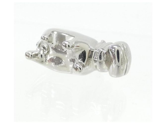 Hermès Chaveiro Hermes HIPPO Cadena Prata - vista 3