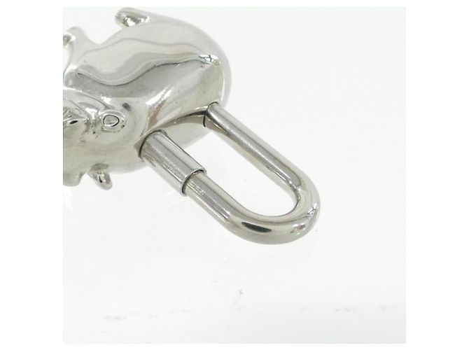 Hermès Chaveiro Hermes HIPPO Cadena Prata - vista 5