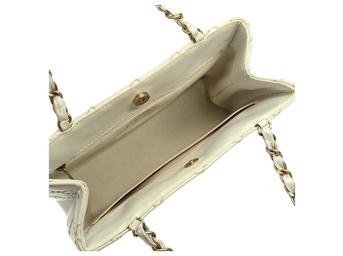 Sac à main Chanel Wild Stitch Line Blanc - vue 9