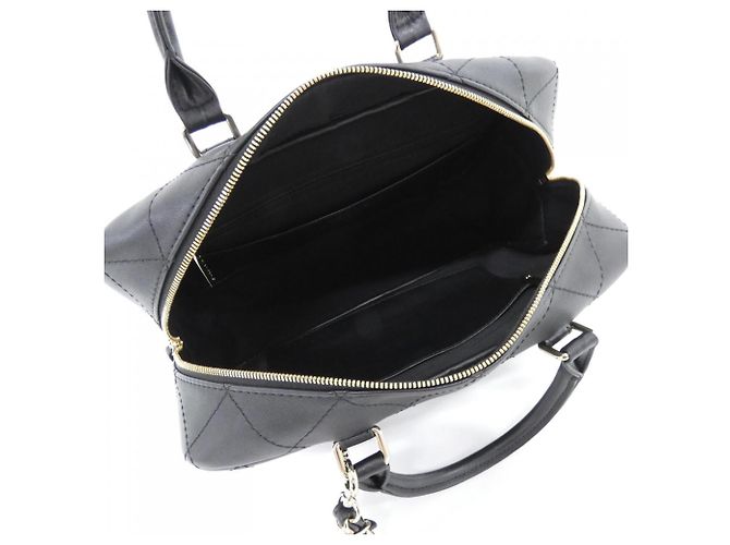 Borsa Chanel in pelle di vitello nera Nero - vista 8