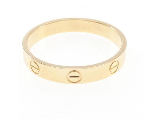 Anello Cartier Mini Love in oro giallo 18K - vista 2