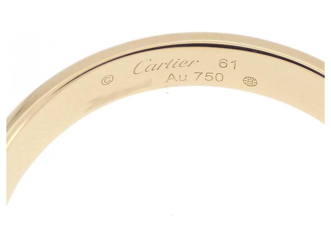 Anello Cartier Mini Love in oro giallo 18K - vista 3