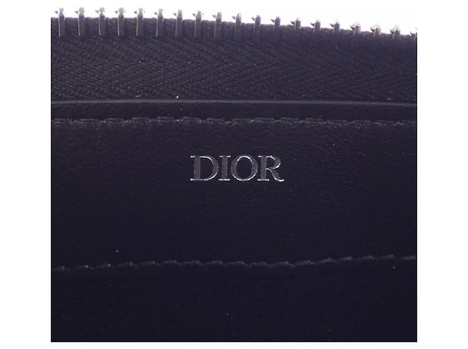 Christian Dior CD Icon Long Zip Wallet Black - view 3