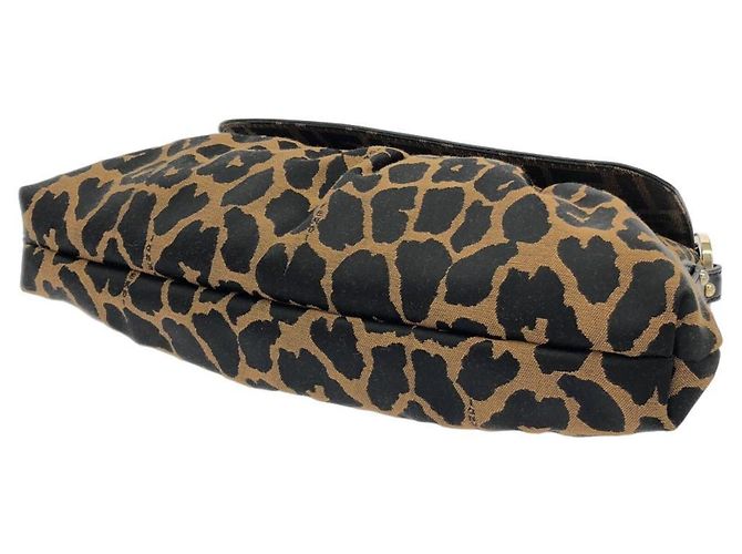 Borsa a spalla Fendi 8BR445 FY4 Marrone Nero - vista 3