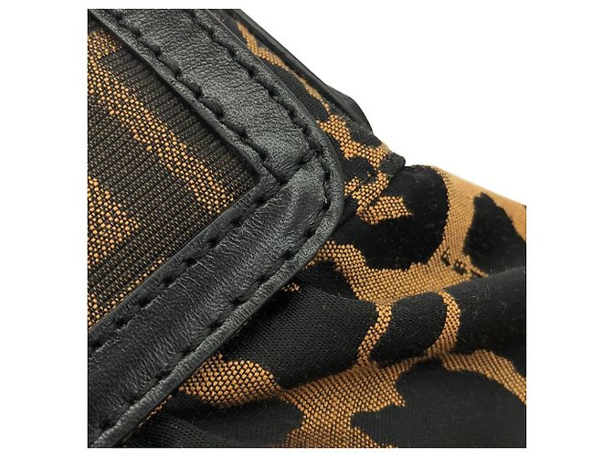Borsa a spalla Fendi 8BR445 FY4 Marrone Nero - vista 4