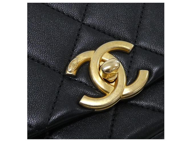 Borsa Chanel AS2388 in pelle d'agnello nera Nero - vista 5
