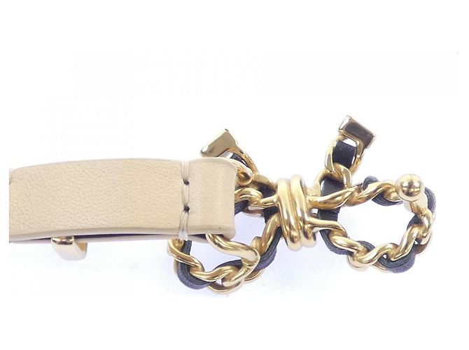 Cintura Standard Chanel AA8365 Nero Beige - vista 3