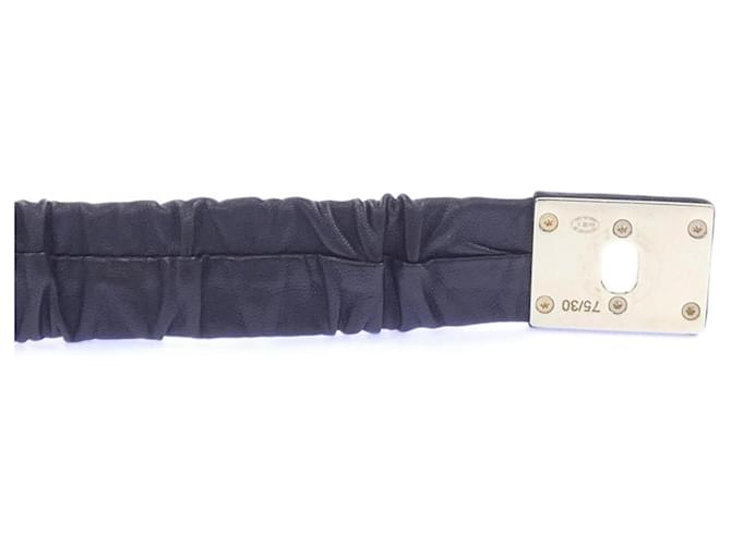 Cintura Chanel Turnlock nera Nero - vista 3