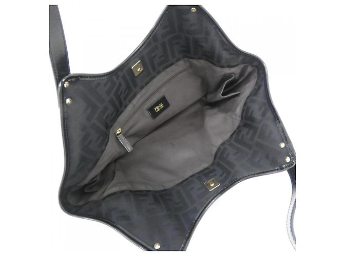 Borsa a mano Fendi 8BR634 ACN in tela nera Nero - vista 5