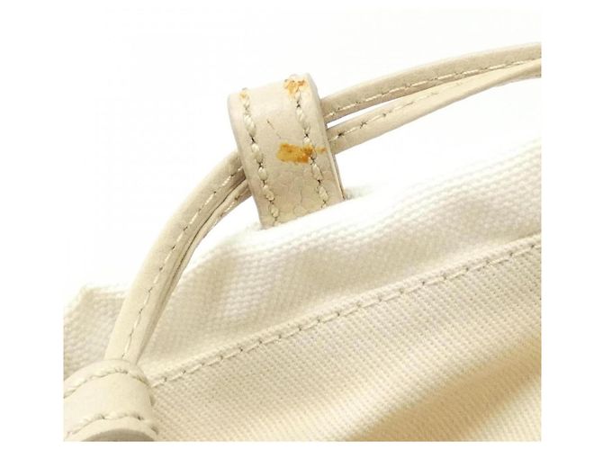 Borsa Chanel beige in paglia - vista 10